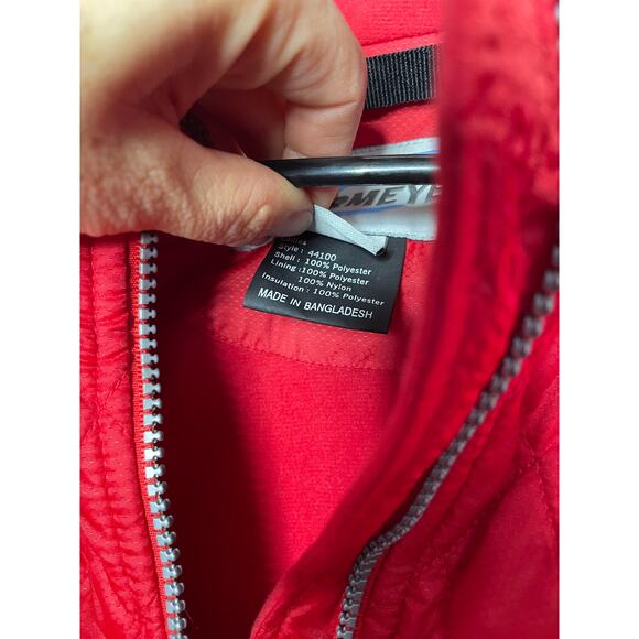 Obermeyer Women's Quilted Jacket Size 12 RED Aspen 2005 Apres Ski Light Weight - Picture 5 of 8